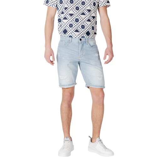 Antony Morato Kratke hlače &amp;amp; Bermuda ARGON SLIM FIT MMDS00076-FA700152 Modra Slike