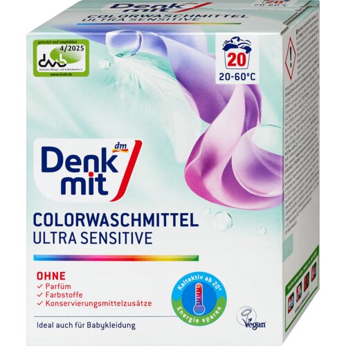 Denkmit Detergent za pranje šarenog veša, 20 pranja 1.35 kg Cene