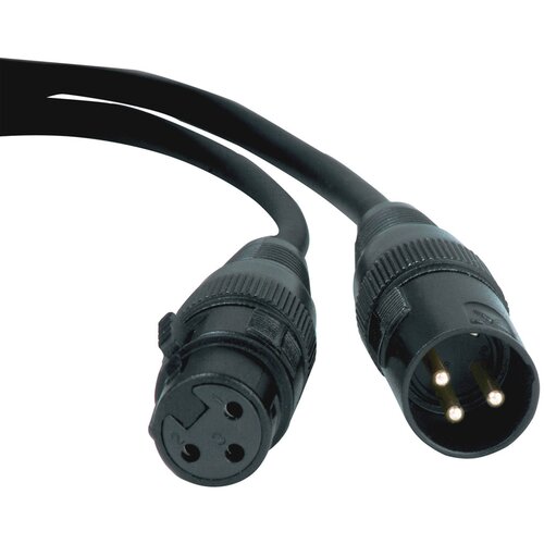 Optimus dmx kabel (3m, 3-pin mu&scaron;ki na ženski, crni) Cijene
