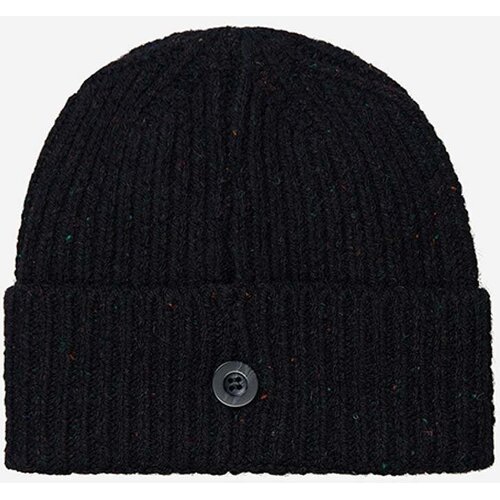 Carhartt WIP Kapa Anglistic Beanie boja: crna, od debelog pletiva, I013193.0JEXX Slike