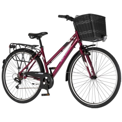 Explorer Bicikl tour axys lady 28" alu 18" v-brake 6 brzina 155-178cm (s/m) bordo perla uv sjaj Cene