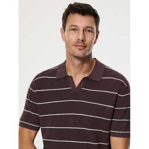 Reserved MEN`S POLO - smeđi Cijene