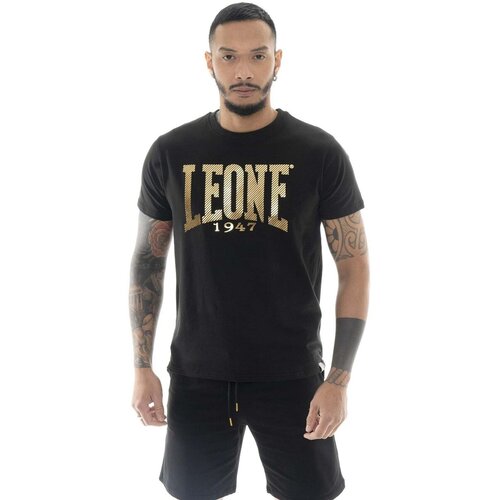 Leone 1947 Majice & Polo majice Man Short Sleeves Stripe Gold Črna Cene