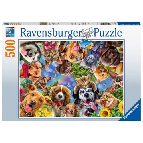 Ravensburger puzzle (slagalice) - Životinjski selfi Slike