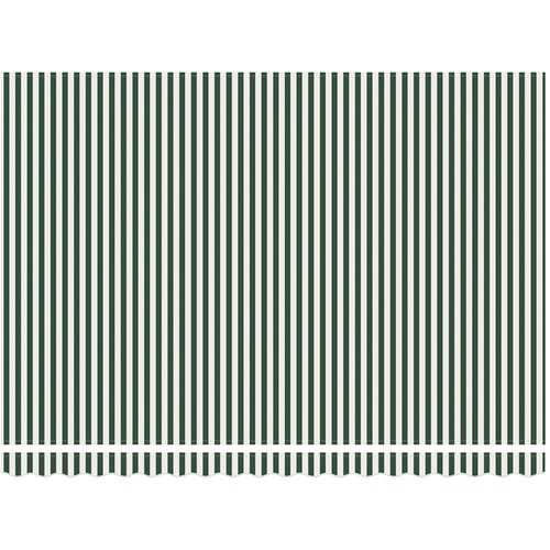  Povlačivi tende Zelena i bijela 450 x 300 x 165 cm Slike