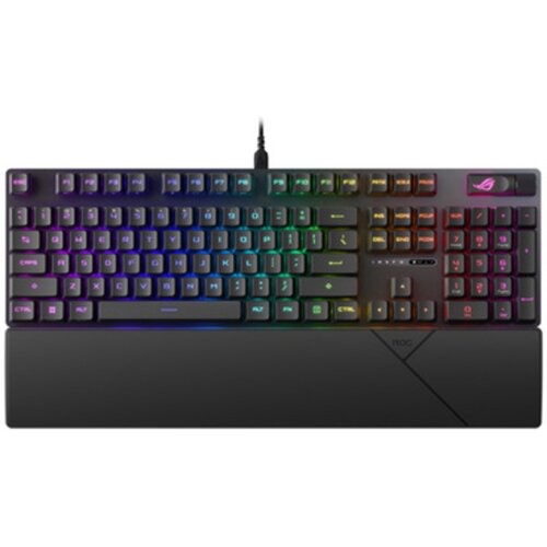 Asus tipkovnica Strix Scope II RX, ROG RX Red, PBT, RGB, USB Slike