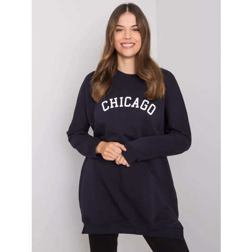 RUE PARIS Tunic-RV-TU-6675.98-Navy Cene