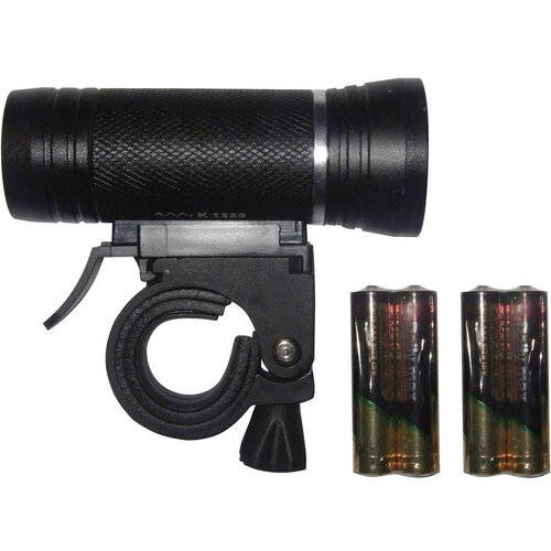 Security Plus prednje svjetlo za bicikl 19045001 led baterijski pogon crna Slike