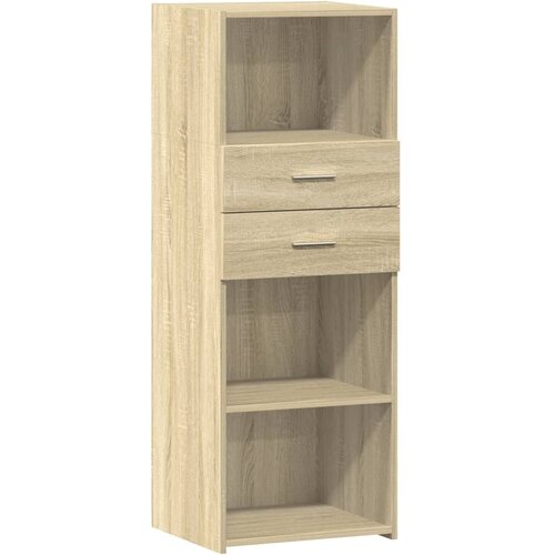 Maison Chic Visoka omara - Komoda - Predalnik sonoma hrast 45x42,5x124 cm inženirski les, (21721131) Cene
