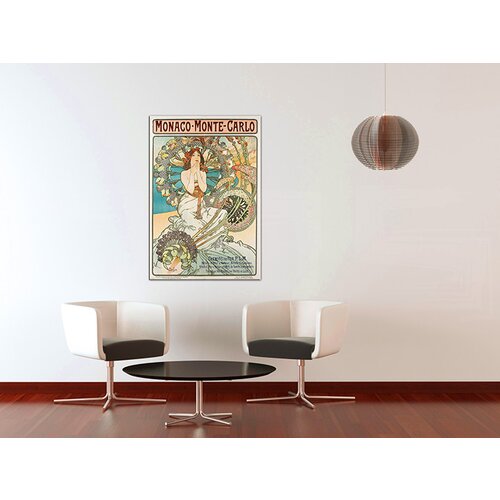  Slika na platnu MONACO MONTE CARLO &amp;ndash; Alfons Mucha Slike