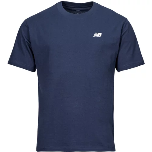 New Balance Majice s kratkimi rokavi SMALL LOGO JERSEY TEE Modra