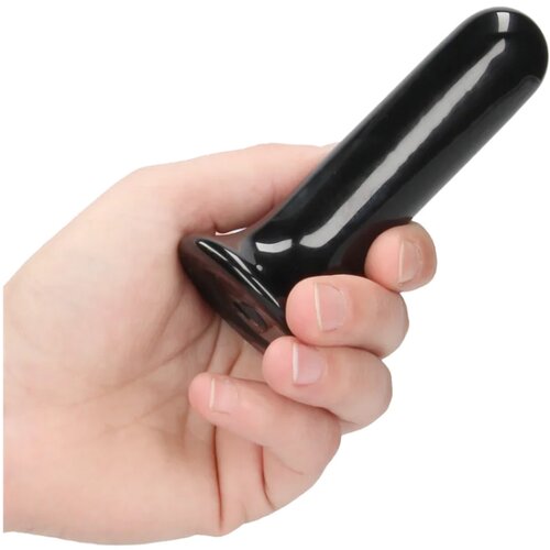 Chrystalino by Shots vibro dildo Thumby - Smooth Glass Vibrator with Suction Cup Slike