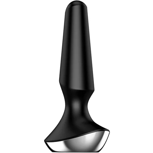 Satisfyer Vibracijski analni čep Plug-ilicious 2, črn