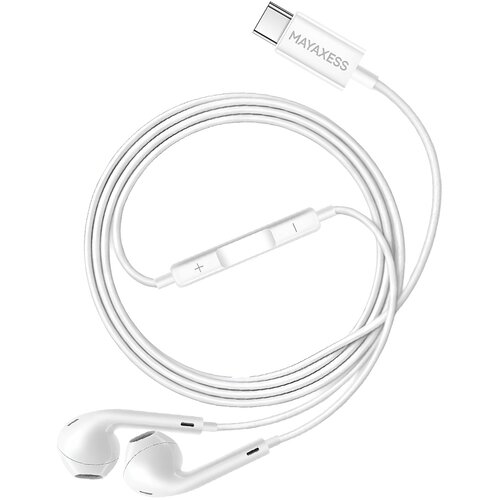 Oem Mayaxess, Žične USB-C slu&scaron;alke z vgrajenim mikrofonom za Honor Magic V5, Bela, (5000299431) Cene