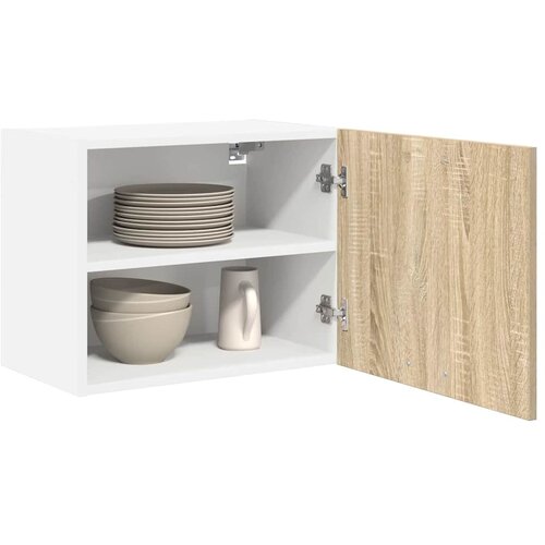  ormarić 2 pcs Sonoma hrast i bijela 50 x 31 x 40 cm Slike