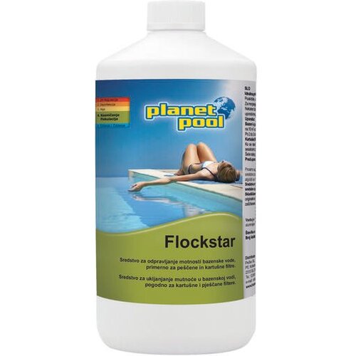 PLANET POOL tekočina proti kosmičenju vode planet pool flockstar (1 l) Cene