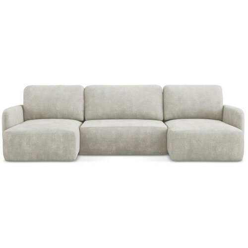 Makamii Krem sklopiva/s prostorom za odlaganje kutna garnitura od &amp;scaron;enila (u obliku slova &amp;quot;U&amp;quot;) Lilo &amp;ndash; Slike