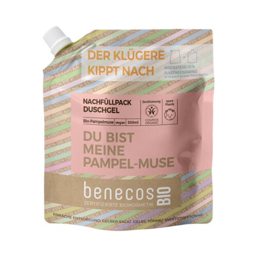 Benecos benecosBIO gel za prhanje "Du bist meine Pampel-Muse" - 500 ml Cene