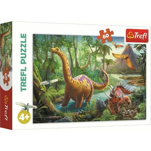 Trefl puzzle dinosauri, 60 kom