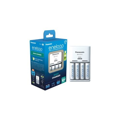 Panasonic punjač baterija K-KJ51MCD40E + baterije eneloop 4xAA Slike