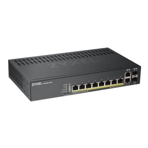 Zyxel GS1920-8HPv2 &ndash; 10-portni Smart Managed switch (omrežni preklopnik) z 8&times; Gigabit bakrenimi porti in 2&times; Gigabit SFP/combo porti. Cene