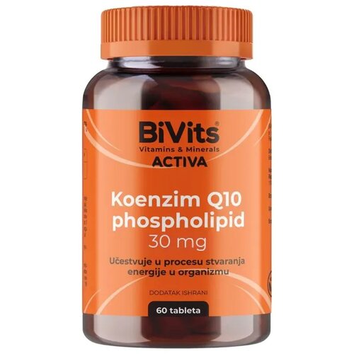 BiVits Koenzim Q10 phospholipid, 30 mg, 60 kapsula Slike