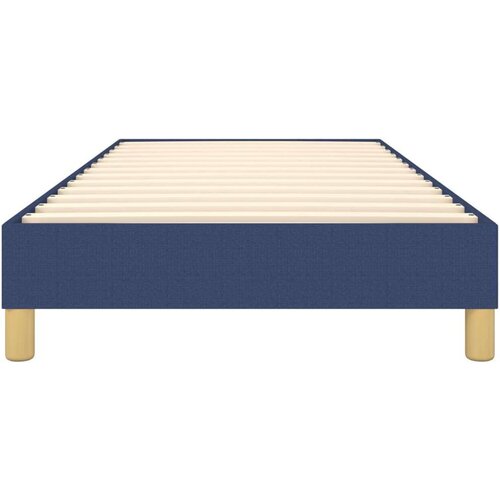  Za krevet s oprugama plavi 90 x 200 cm od tkanine Slike