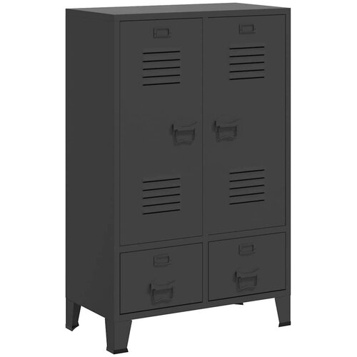 VidaXL Industrijski ormar antracit 67 x 35 x 107 cm čelični Slike