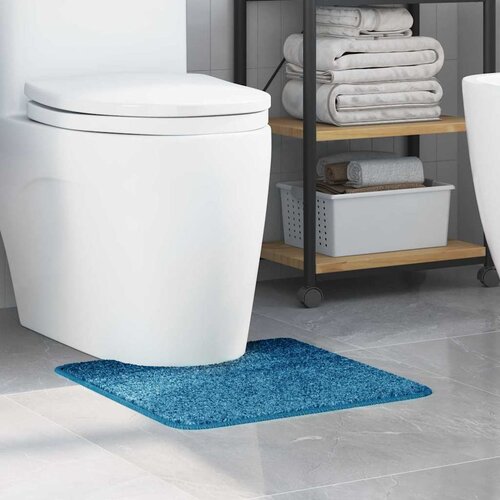  Prostirka protiv klizanja s izrezom za WC Plava 50 x 50 cm PP Cijene