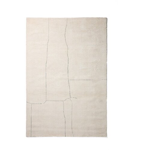 Kave Home Kremno bela ročno tkana preproga iz me&amp;scaron;anice bombaža 230x160 cm Lisdan &amp;ndash; Slike
