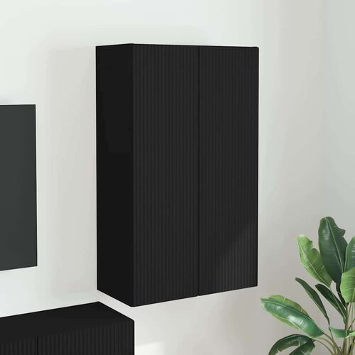 TV stenska omara Črna 59,5 x 31 x 100 cm Konstruiran les, (5000092089) Cene