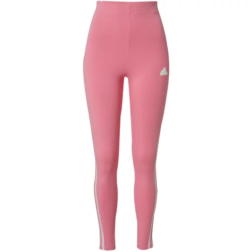 ADIDAS SPORTSWEAR Športne hlače svetlo roza / bela