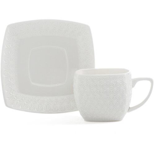 Evviva Skodelica za črno kavo s podstavkom Margherita 90ml / bela / porcelan, (5000199561) Slike