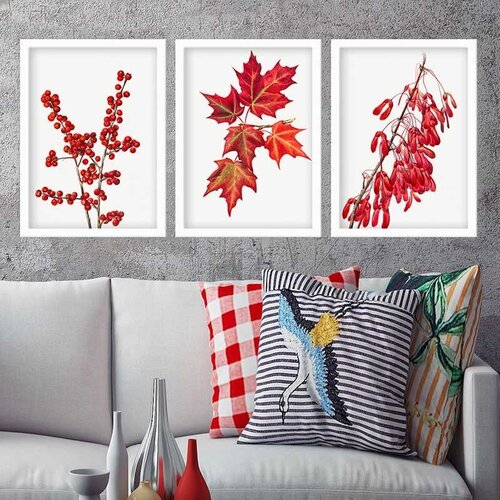 Wallity Set uramljenih slika 3BC_42613522, 3 dijela Cene