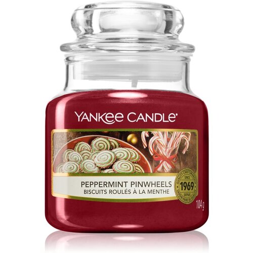 Yankee Candle Peppermint Pinwheels mirisna svijeća 104 g Slike