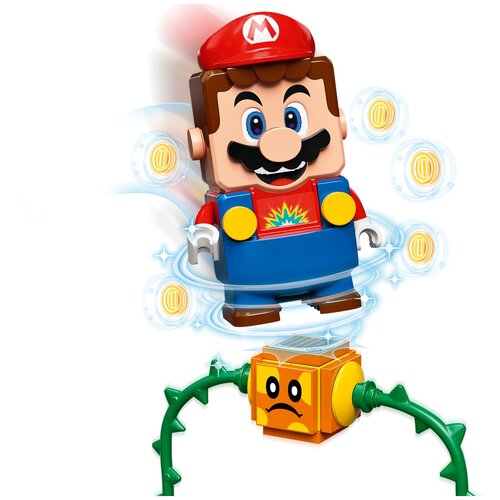 Lego Super Mario 71381 Raz&amp;scaron;iritveni komplet Džungelsko srečanje z Verižnikom Čeljustnikom, (684971) Slike