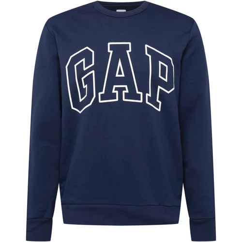 GAP Sweater majica mornarsko plava / bijela