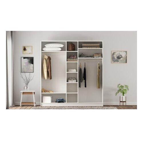 Hanah home Ormar Rb-168-01-004, 175x184x52 cm, Bijeli Slike
