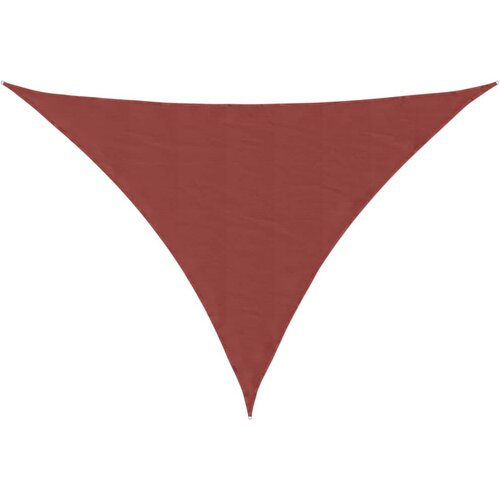 VidaXL Senčno jadro oksford blago trikotno 4x5x5 m terakota, (20965250) Slike