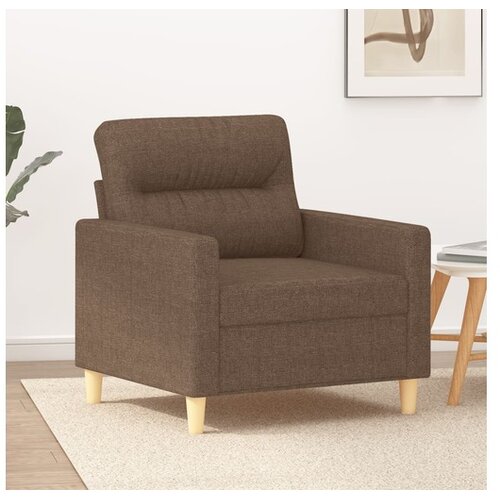 vidaXL Fotelja smeđa 60 cm od tkanine Cijene