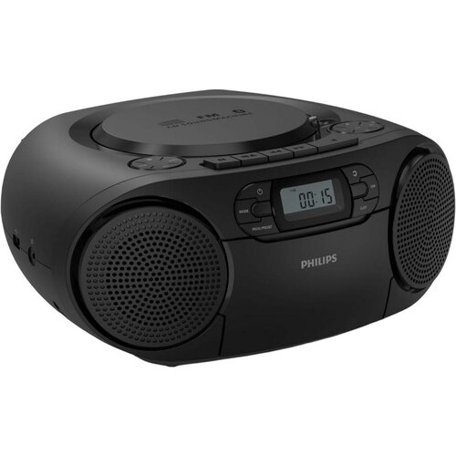Philips TAZ2200 CD SoundmachinCD; CD-R; CD-RW; FM Antena;BT; USB; KASETEFON; (RMS) 3WX2; crna Slike