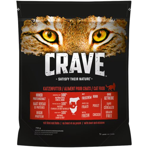 CRAVE z govedino &amp;amp; pi&amp;scaron;čancem - Varčno pakiranje: 6 x 750 g Slike