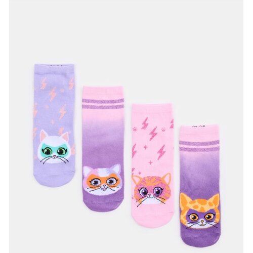 Sinsay Rebraste čarape 4 pack SuperKitties Slike