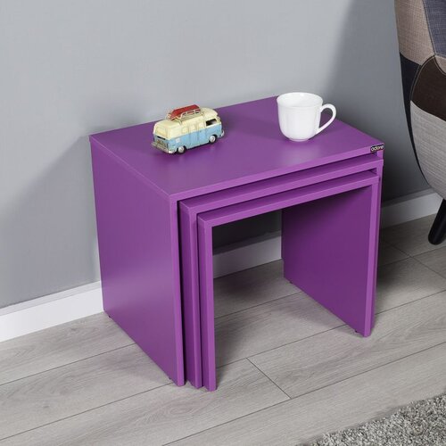 Hanah home Shp-103-Uu-1 Purple Nesting Table Cene