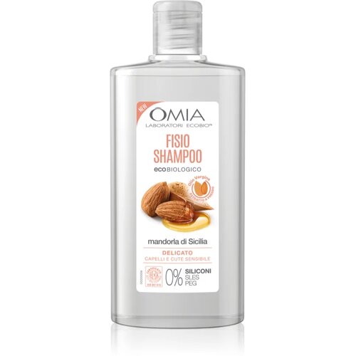 Omia Laboratories Mandorla di Sicilia intenzivni hranilni &amp;scaron;ampon za suhe lase z mandljevim oljem 200 ml Slike