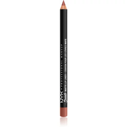 NYX Professional Makeup Suède Matte Lip Liner črtalo za ustnice 1 g odtenek Cannes