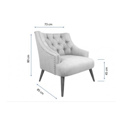Atelier Del Sofa stolica s naslonom Lamont - Ljubicasta Cene