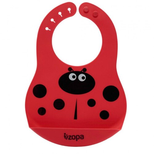 Zopa silikonski podbradak Bib - ladybird Cijene