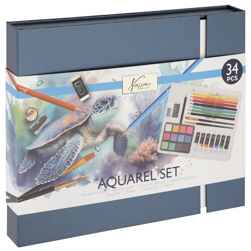  Set akvarela Nassau 34 komada Slike