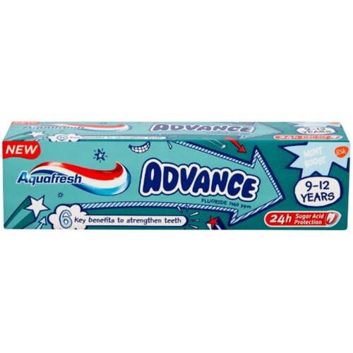 Aquafresh advance pasta za decu 9-12 godina 75ml Cene